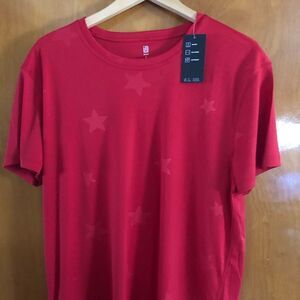 Americana Tshirt Mens Large Red Idealogy Sweat Wick